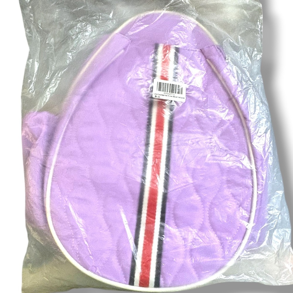 Lelix Tennis Bag Racket Backpack Purple Quilted Sports Sling for Women Men NEW